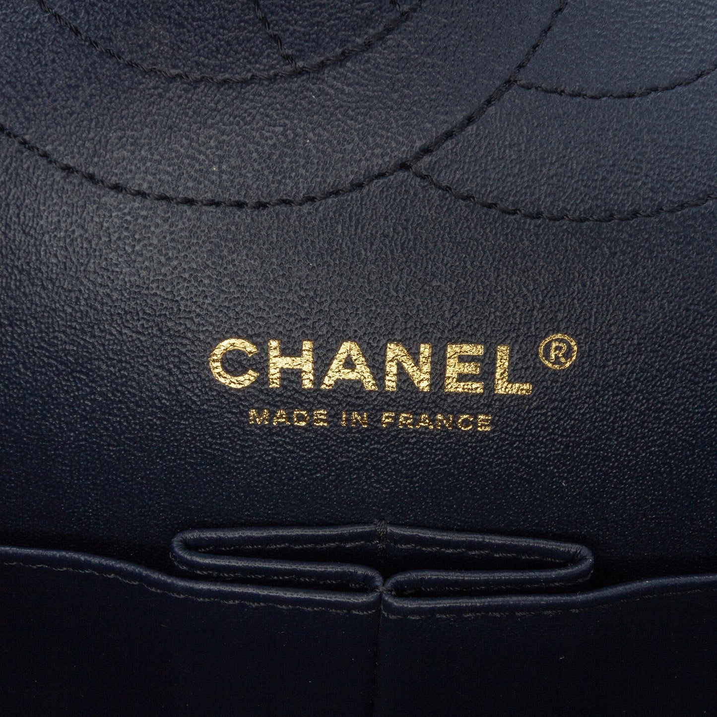 Blue Chanel Reissue 2.55 Quilted Suede Double Flap 225 Shoulder Bag