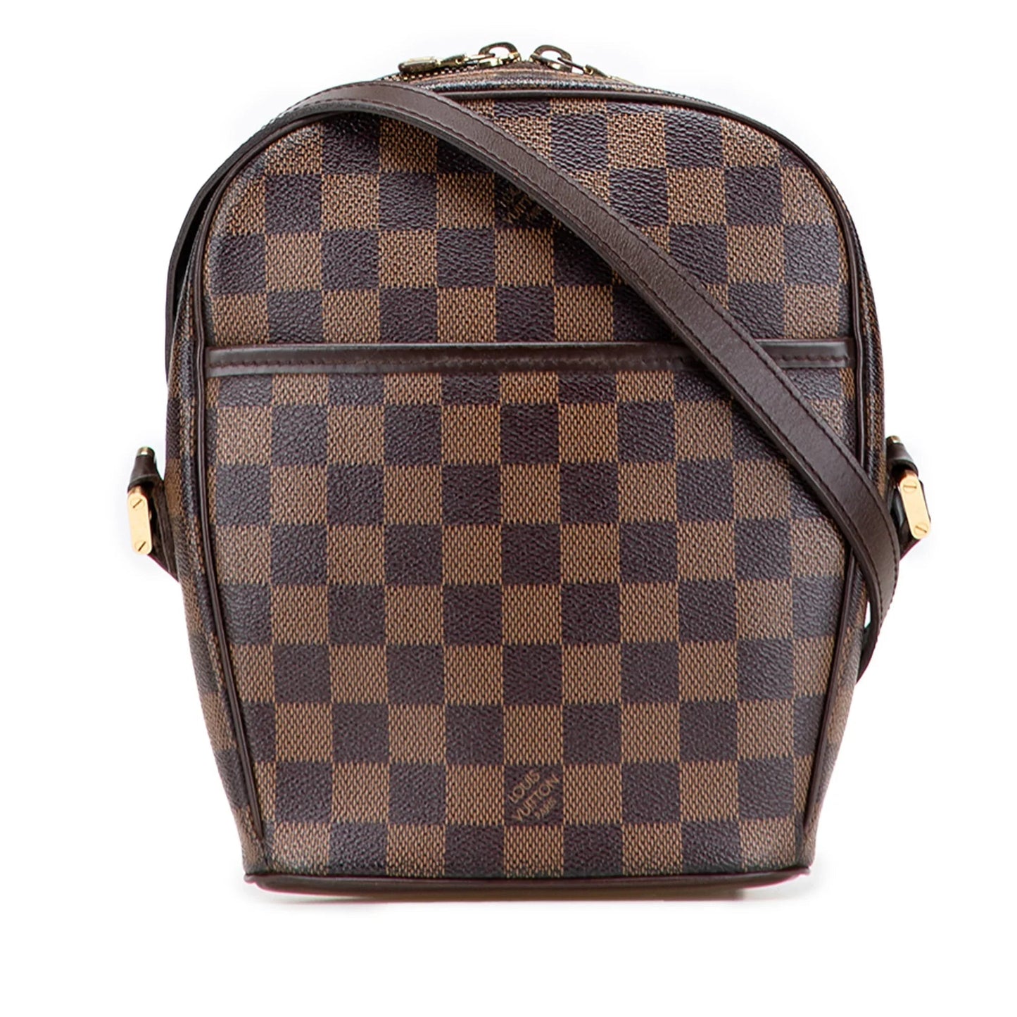 Brown Louis Vuitton Damier Ebene Ipanema PM Crossbody Bag