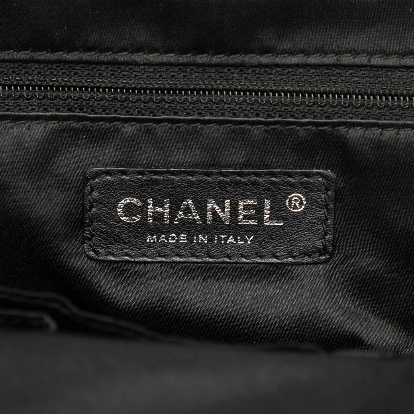 Black Chanel CC Check Embossed Velvet Belted Side Frame Bag