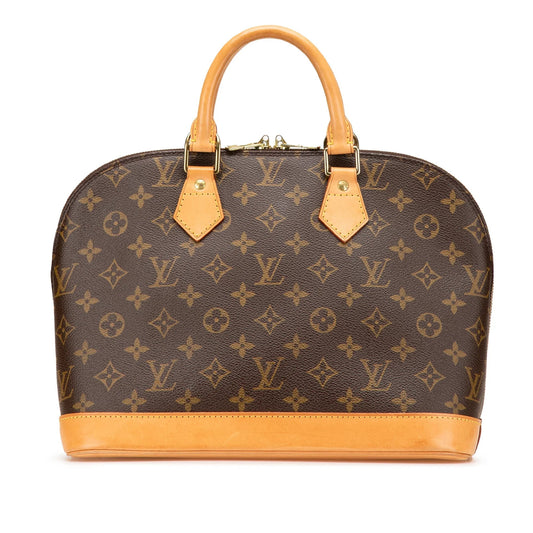 Brown Louis Vuitton Monogram Alma PM Handbag