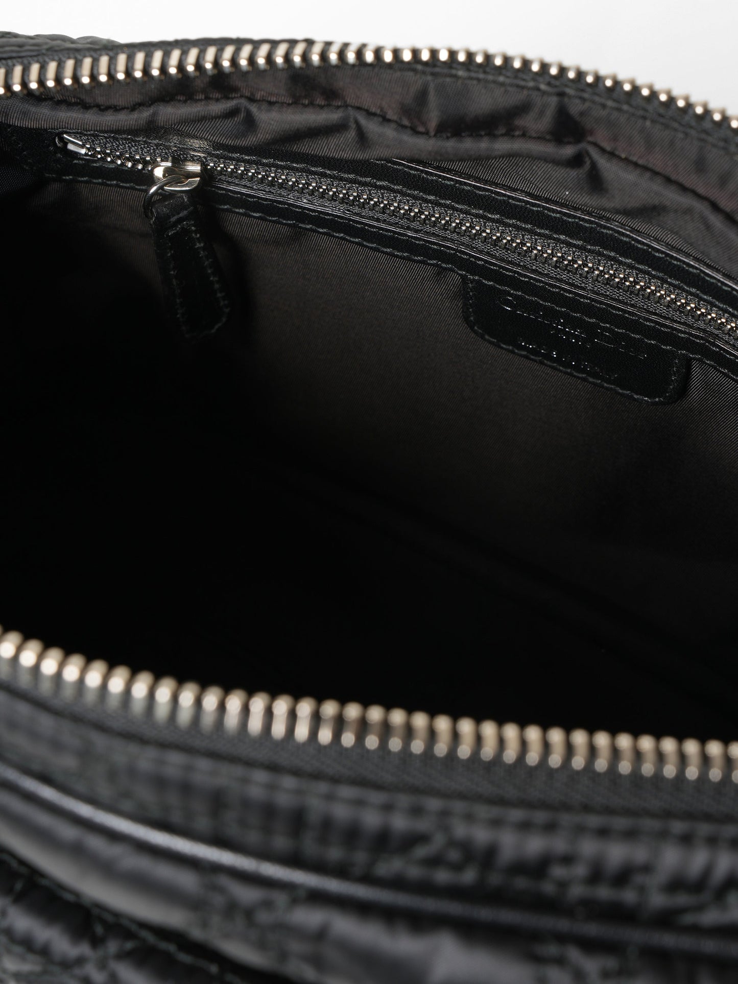 Christian Dior Cannage Chaining Nylon Shoulder Bag
