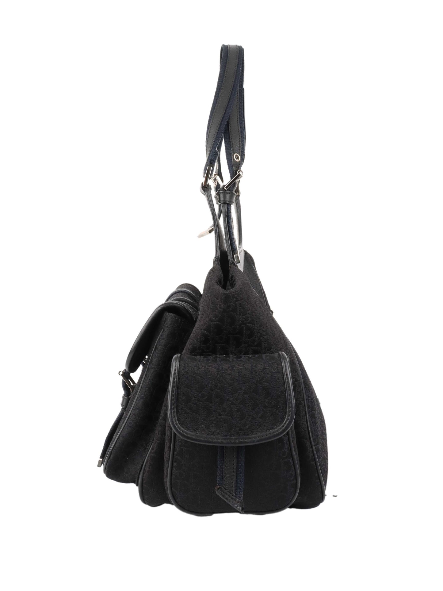 Dior Black   Canvas Pocket Bag.