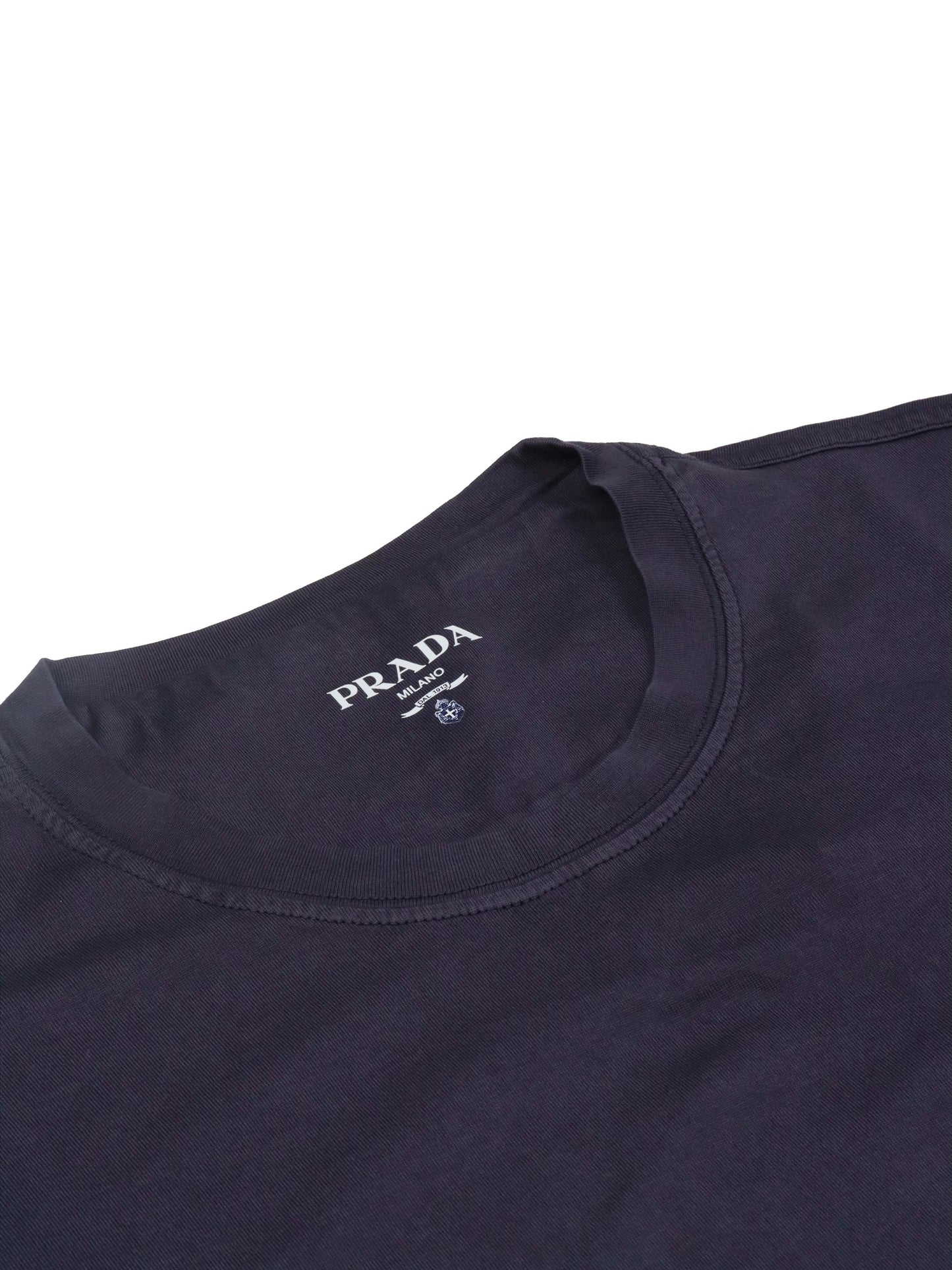 Prada Girocollo M/C Jersey Navy T-shirt.