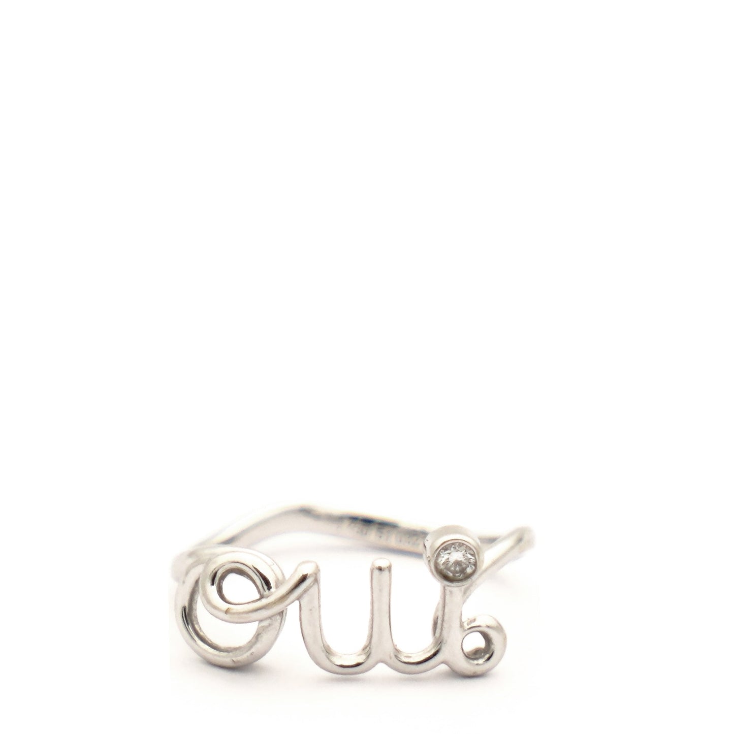 Dior Oui Ring 18K White Gold and Diamond 50