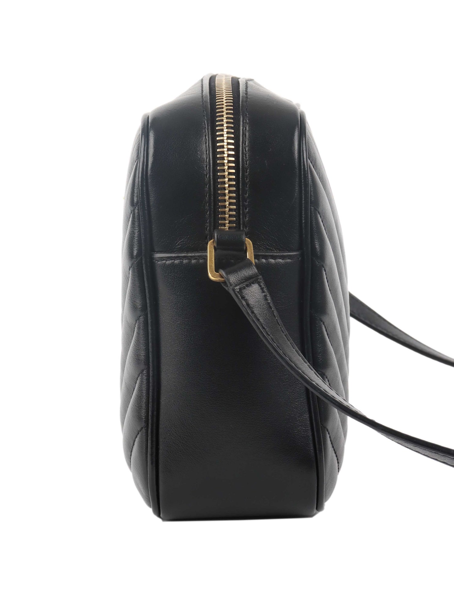 Saint Laurent Black Lou Camera Bag.