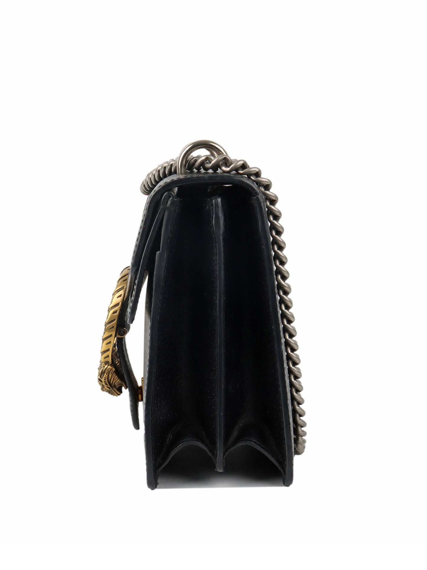 Gucci Small Black Dionysus Web Bag.