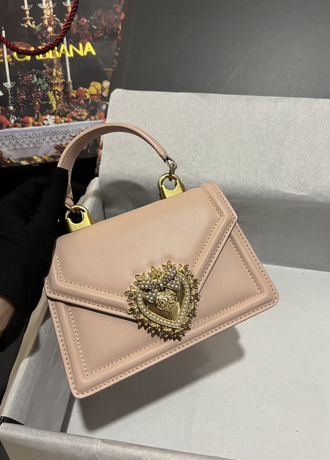 Top Quality Small Devotion Bag In Plain Pale Pink For Women 7.5in/19cm Top Quality Top Quality6711AV89380412