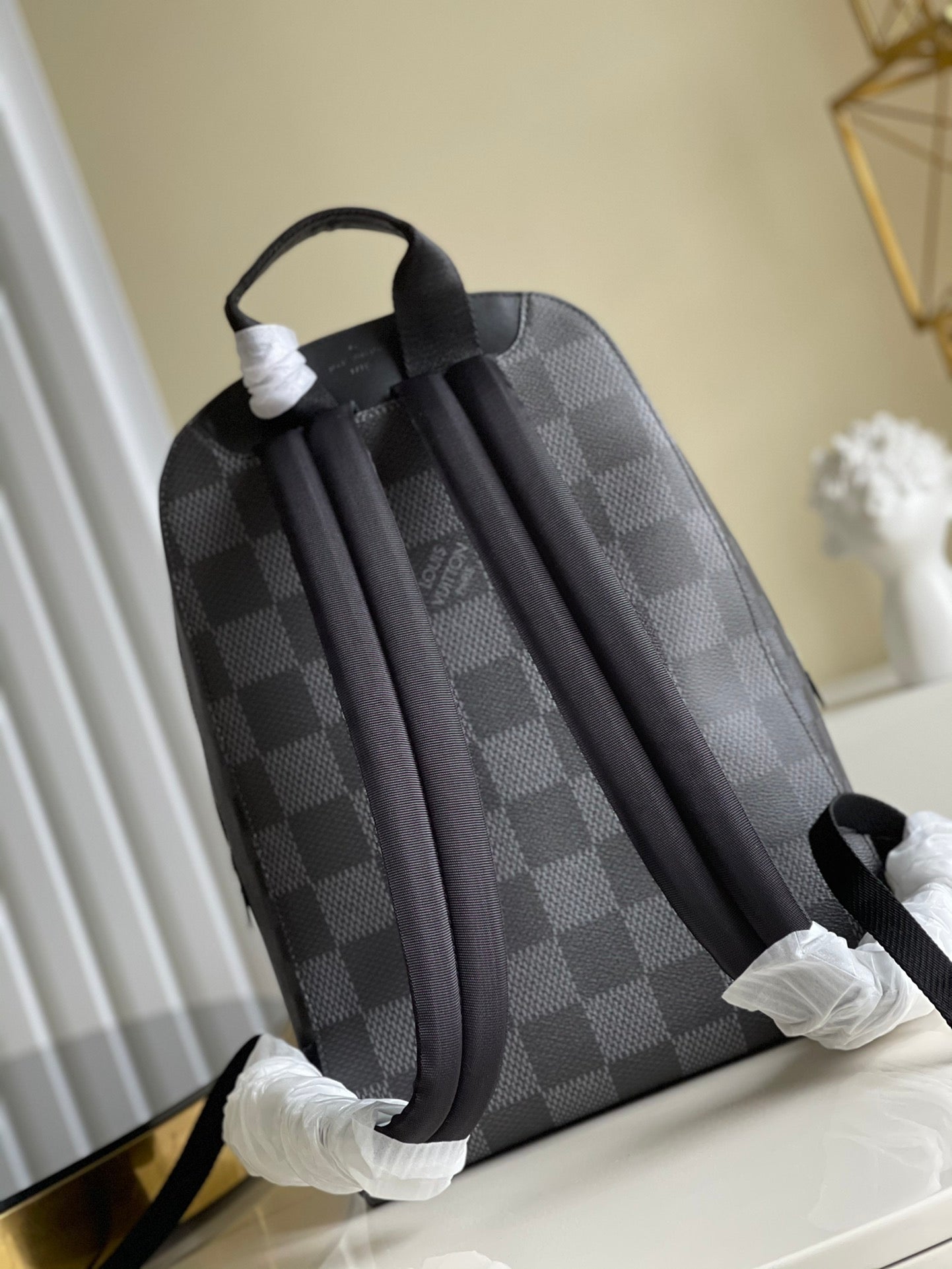 Top Quality Campus Backpack Damier Graphite 3D Canvas Grey For Men, Bags 39cm Top Quality N50009