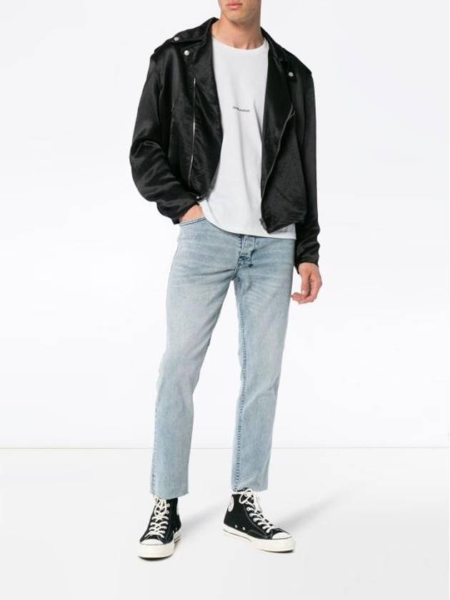 Luxury Saint Laurent Trending 2025 Men's Small Logo Short Sleeve T-Shirt White