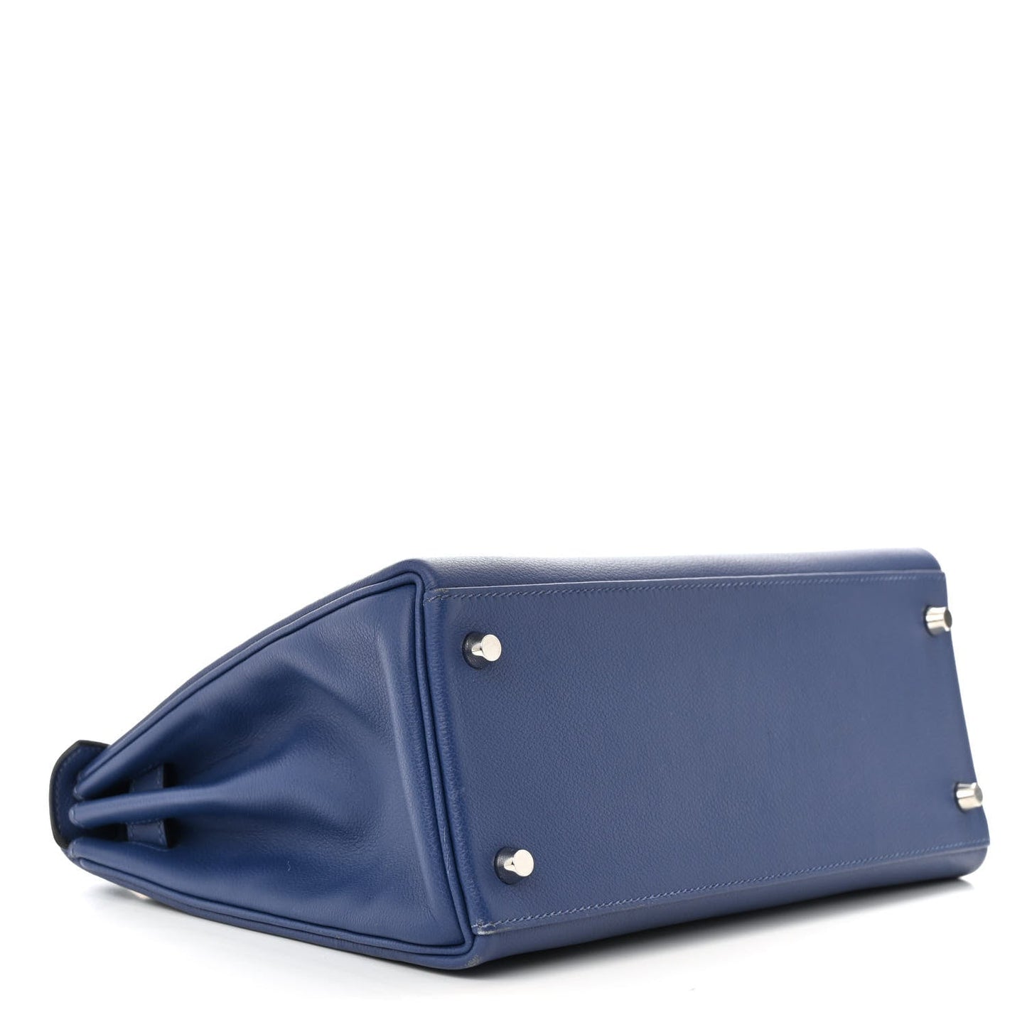 Hermes Evercolor Verso Kelly Retourne 28 Bleu Brighton Capucine