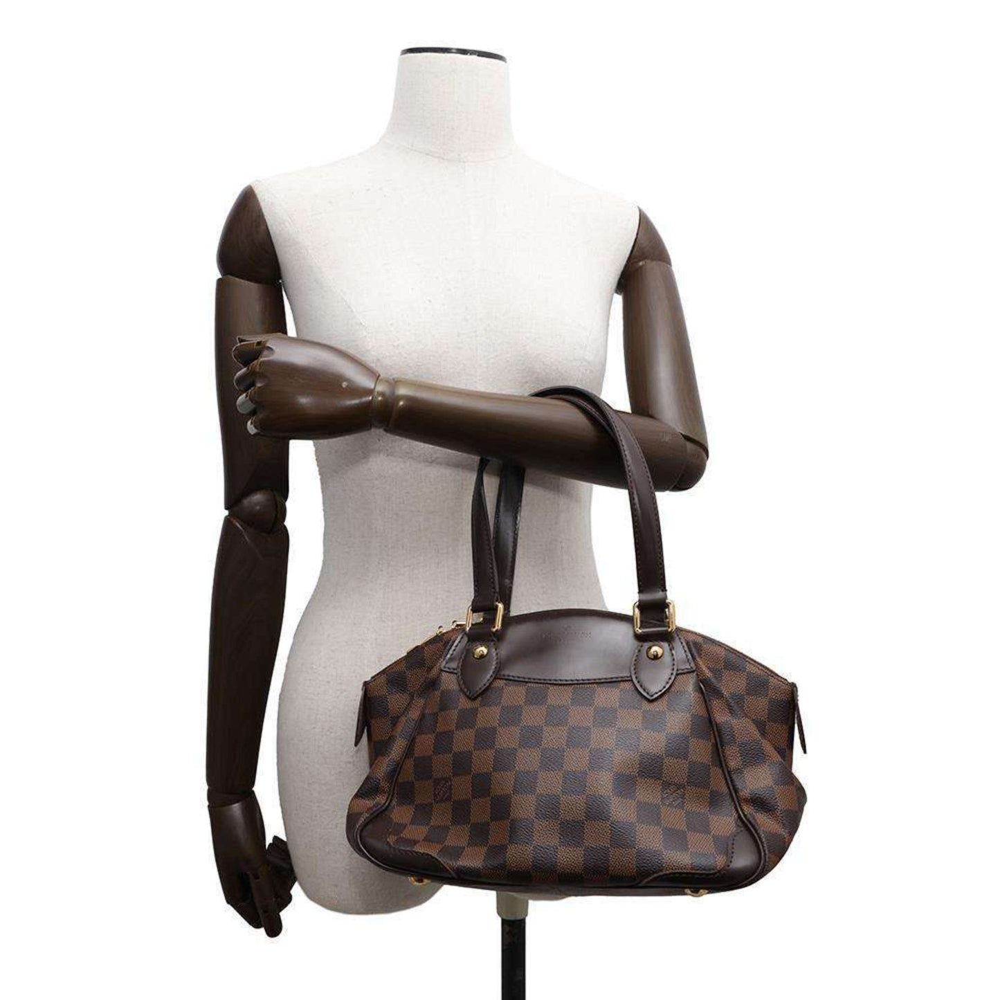 Louis Vuitton Damier Damier Canvas Ebene  Color Damier Canvas Handbag Shoulder Bag