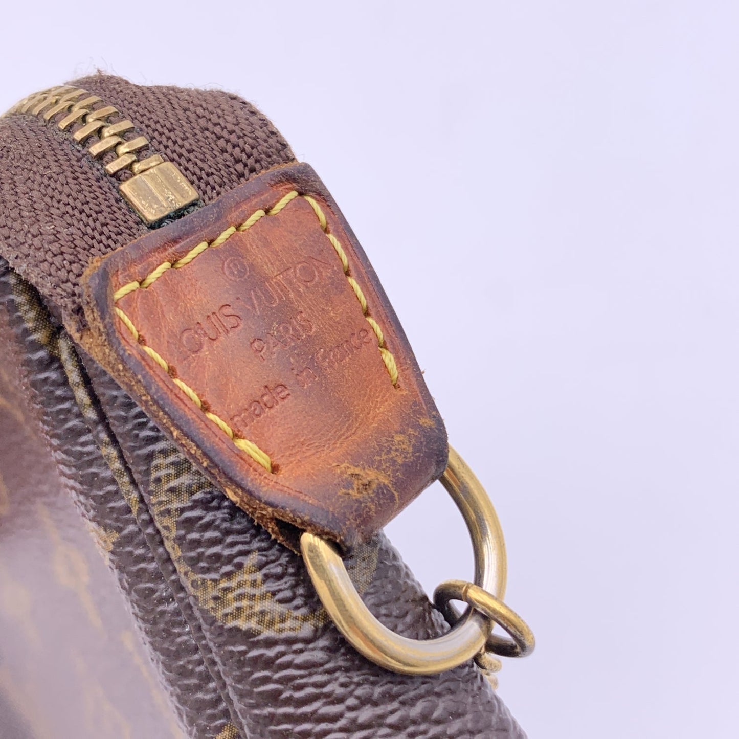 LOUIS VUITTON Monogram Canvas Mini Pochette Accessoires Bag Pouch