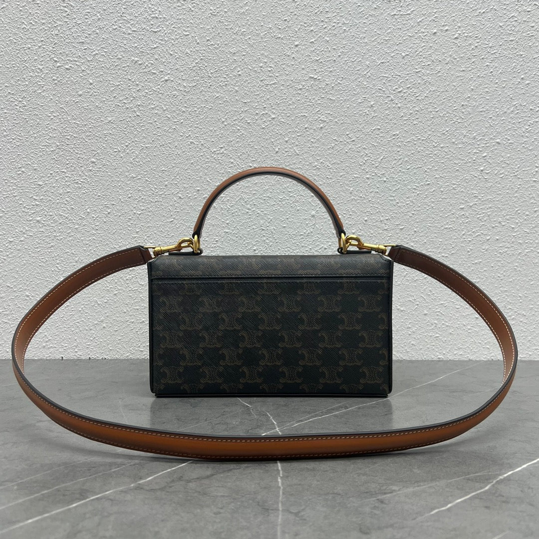 Top Quality Box Triomphe In Triomphe Canvas Tan For Women 9in/22cm 199992CUZ.04LU