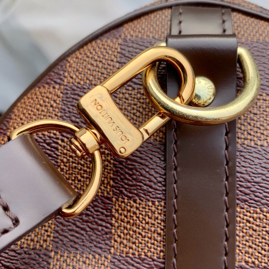 Top Quality Speedy Bandouliere 25 Damier Ebene Canvas For Women,  Shoulder And Crossbody Bags 9.8in/25cm Top Quality N41368