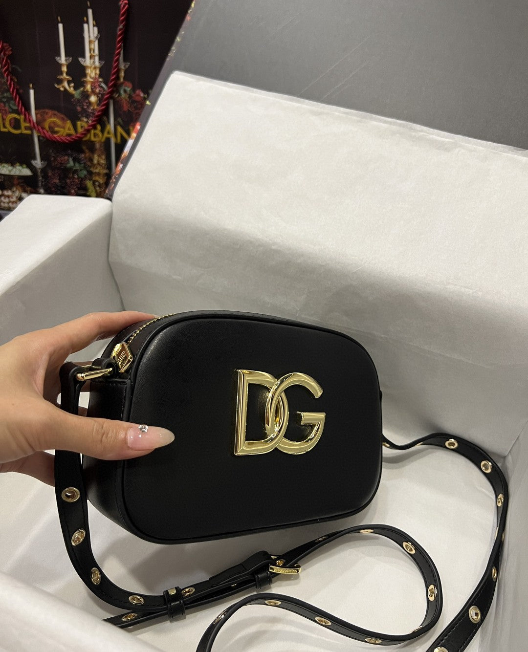 Top Quality Crossbody 3.5 Bag Black For Women 7.5in/19cm Top Quality Top Quality7095AW57680999