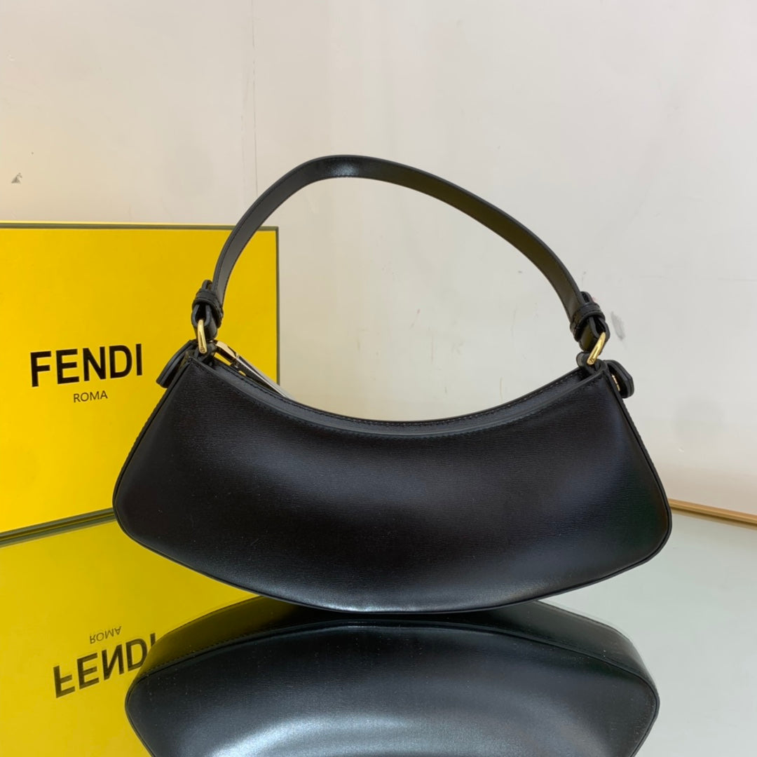 FI OLock Swing Black Bag For Woman 32cm/12in 8BS068ATop Quality0F19KX