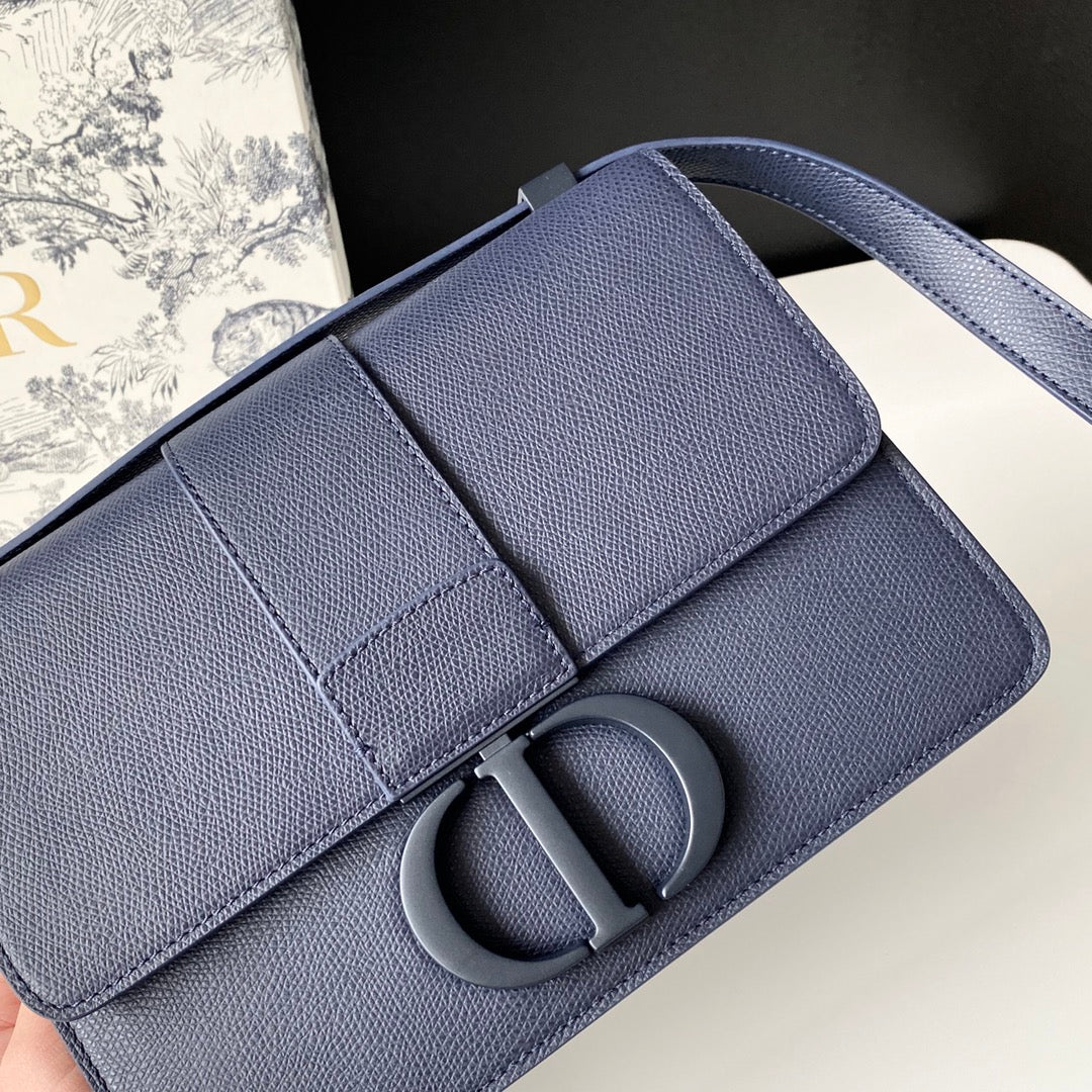 Top Quality Azure Blue GraTop Qualityent Handle Bag For Women 24cm/9.5in CD