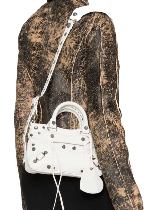 Luxury Balenciaga Trending 2025 Neo Cagole Small Tote Bag White