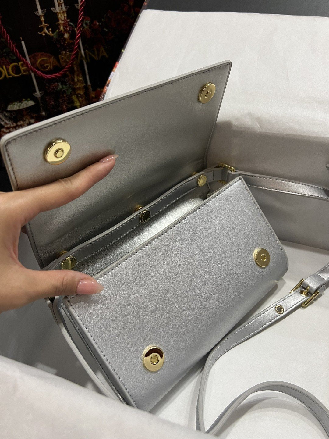 Top Quality 3.5 Clutch Silver For Women 8.3in/21cm Top Quality