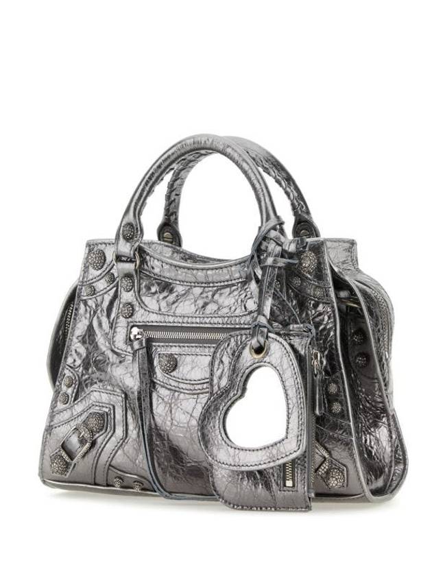 Luxury Balenciaga Trending 2025 Neo Cagole XS Shoulder Bag Silver