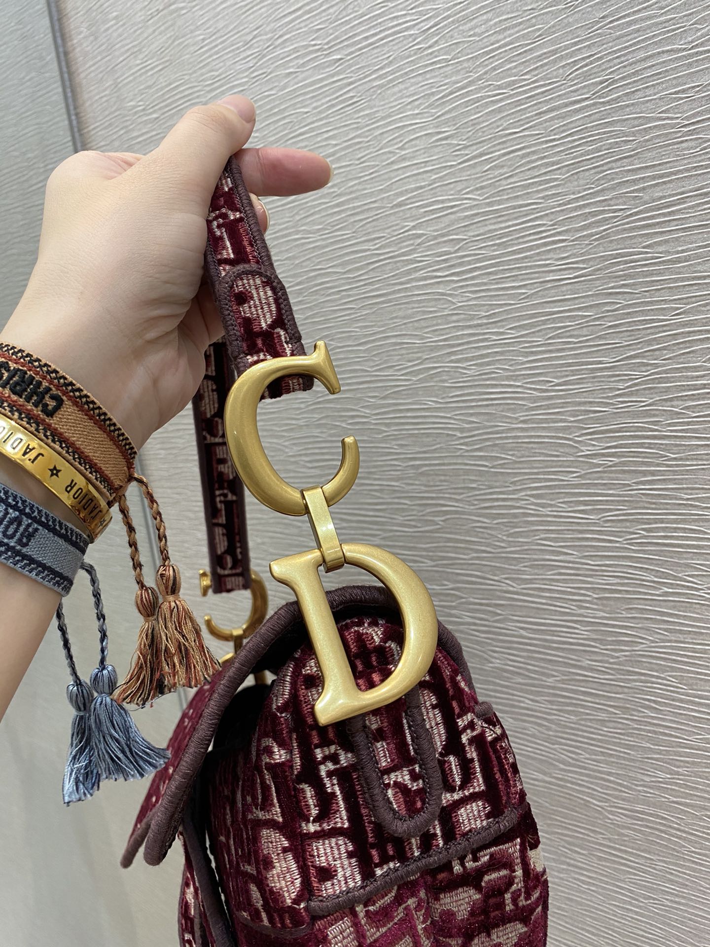 Top Quality Saddle Bag Red For Women 10in/26cm CD M0446CTZQ_M17E