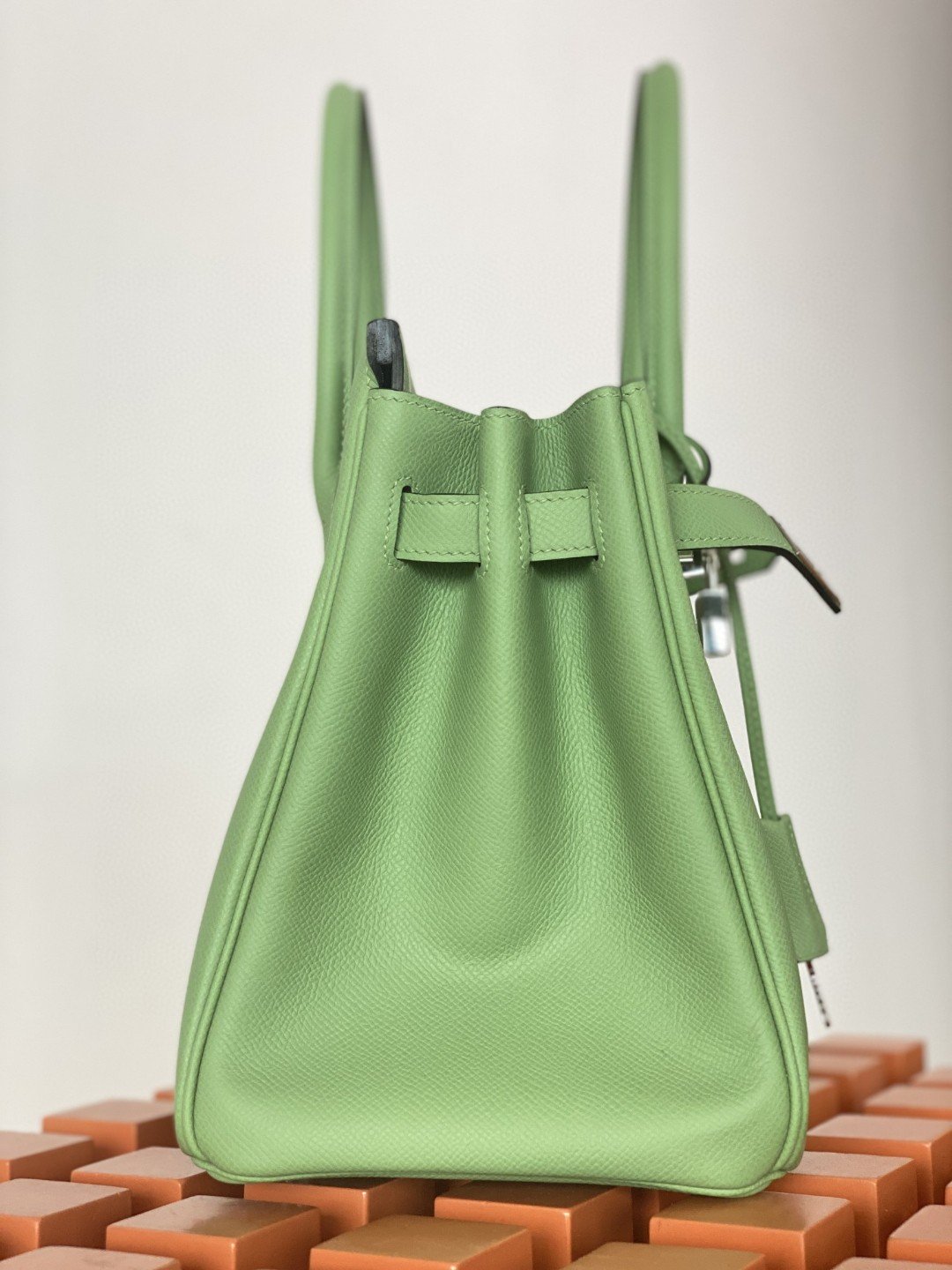 Top Quality Birkin Nata Swift Green For Women SiTop Qualityer Toned Hardware 11.8in/30cm
