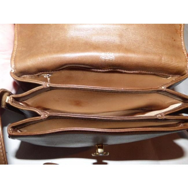 Gucci   Two Shades Of Supple Brown Leather Hobo Bag
