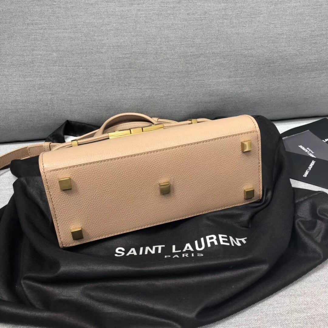 Top Quality Manhattan Nano Shopping Bag In Box Beige For Women 8.2in/21cm YSL