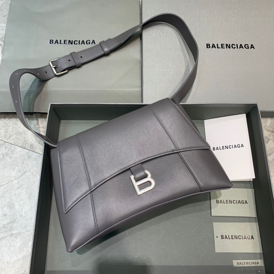 Top Quality Downtown Small Shoulder Bag In Gray, For Women,  Bags 11.8in/30cm 67135329S1Y1604
