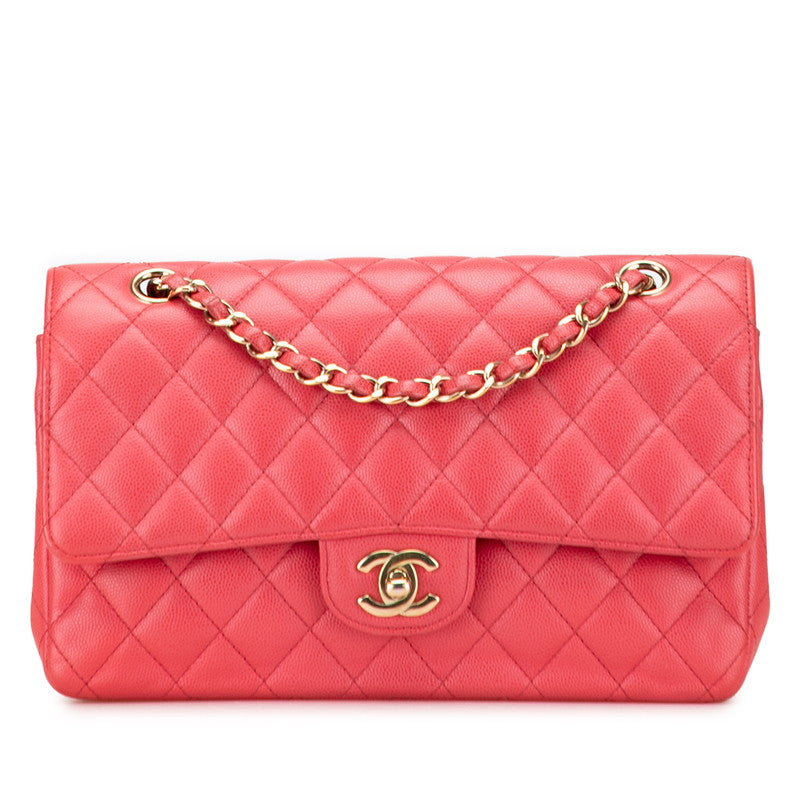 Chanel Coco Mark Matelasse Caviar Skin 2way Shoulder Bag