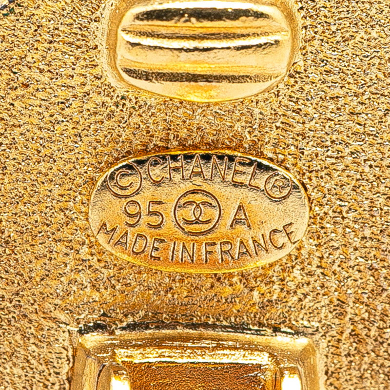 Chanel Coco Mark Round Earrings 95A