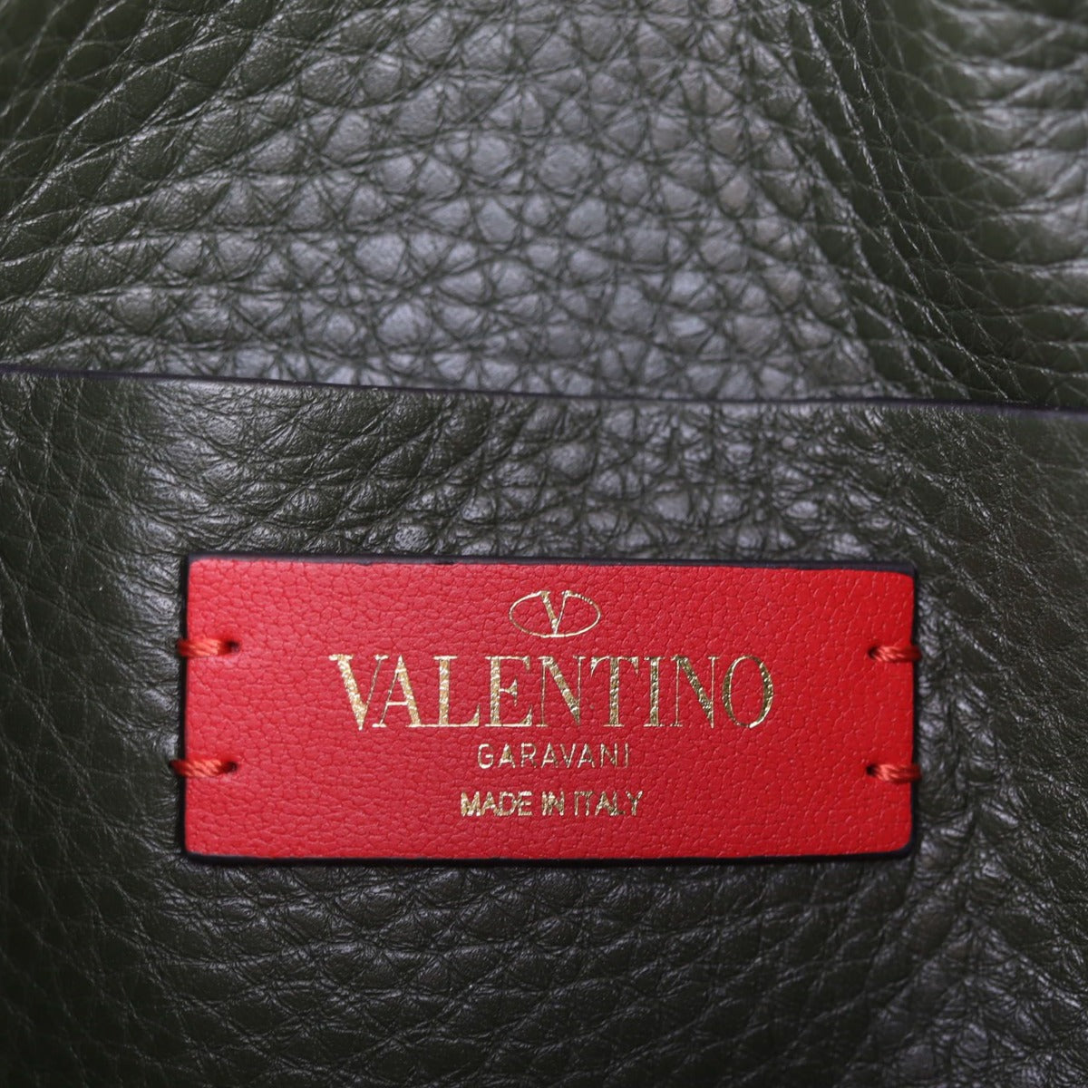 Valentino Rockstud Grainy Calfskin Backpack