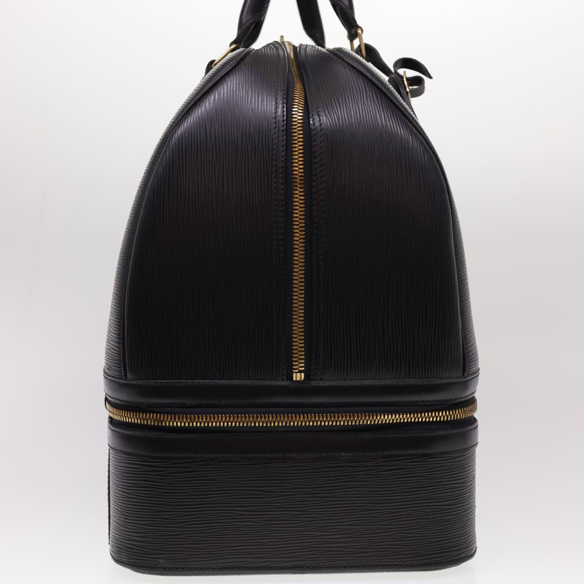 LOUIS VUITTON Epi Sac Sports Boston Bag SPO Black LV Auth 40014