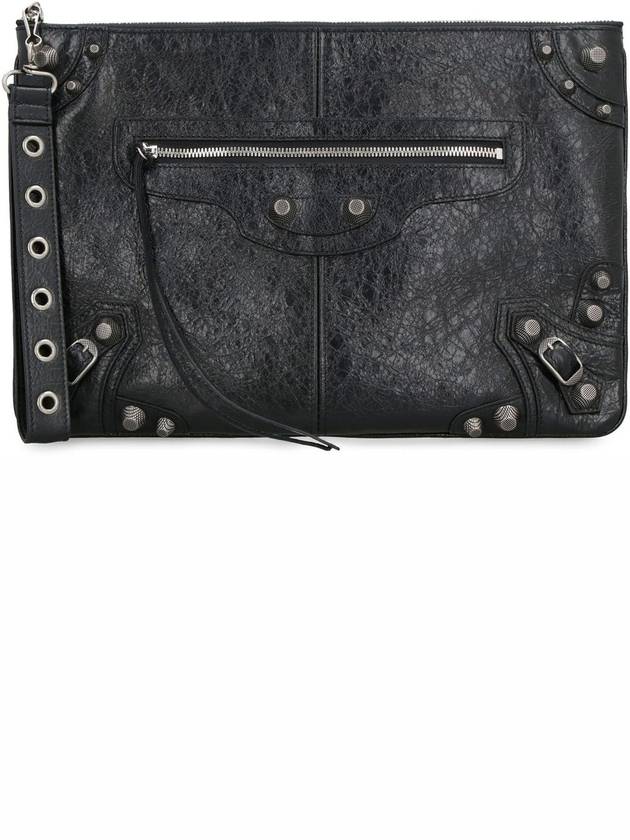 Luxury Balenciaga Trending 2025 Le Cagole Large Clutch Bag Black