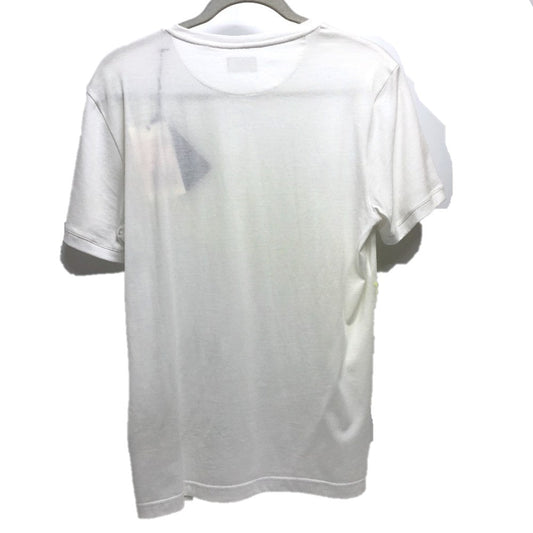 FENDI Short sleeve T-shirt FY0894 cotton white FF logo mens M