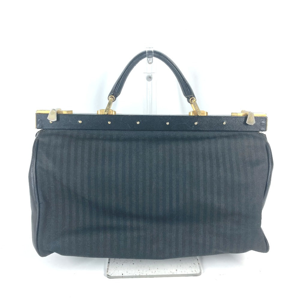 FENDI Handbag Leather / PVC black   Doctor Bag Pecan Women