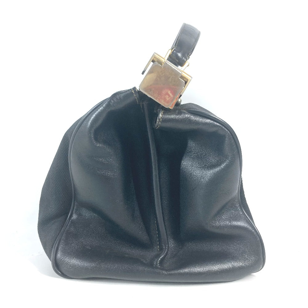 FENDI Handbag Leather / PVC black   Doctor Bag Pecan Women