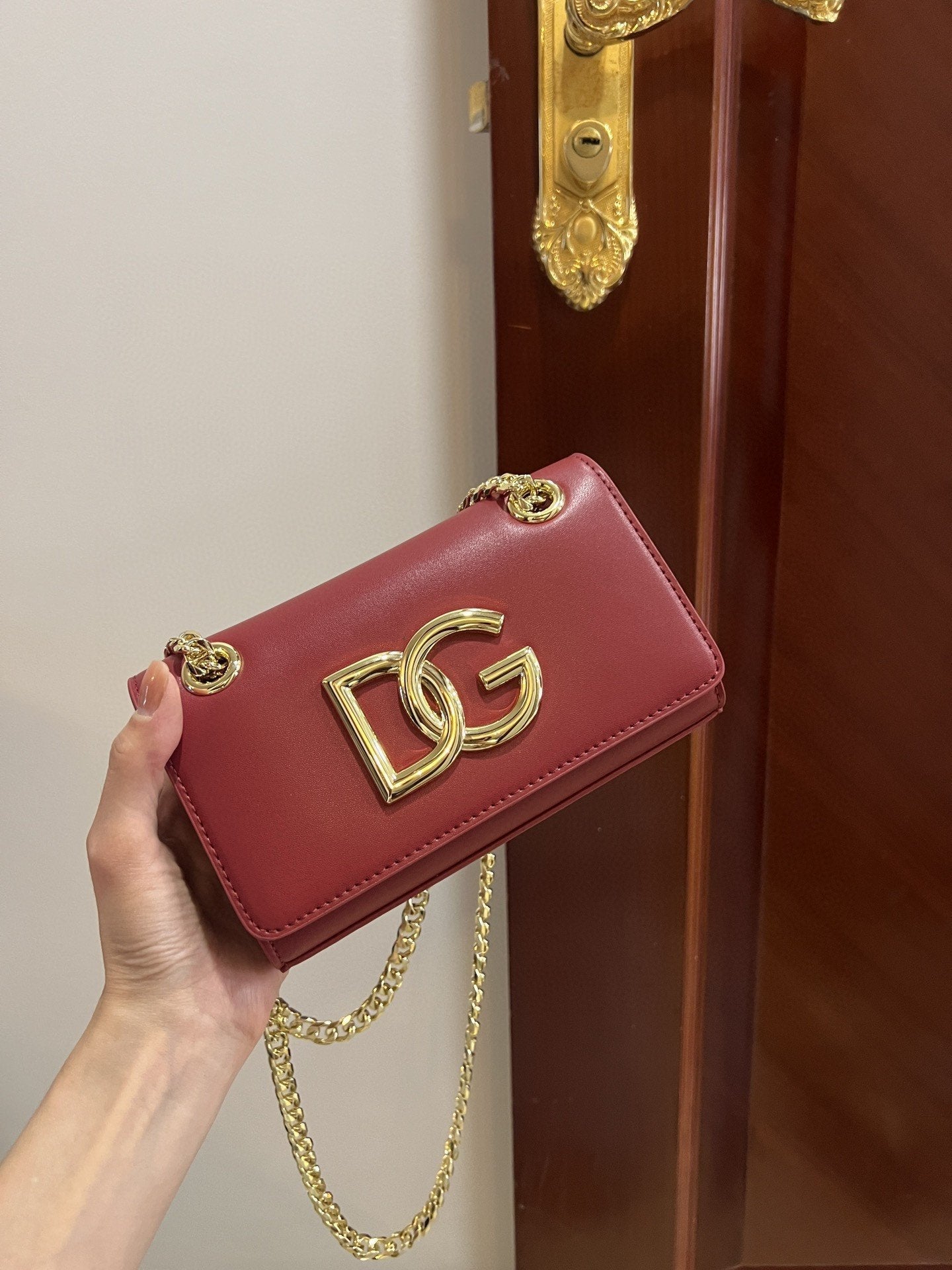 Top Quality Polished 3.5 Phone Bag Burgundy For Women 7.3in/19cm Top Quality