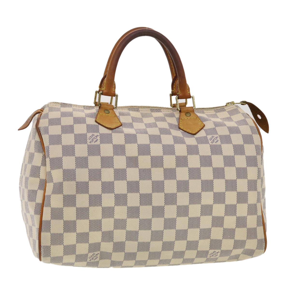 LOUIS VUITTON Damier Azur Speedy 30 Hand Bag N41533 LV Auth 40420