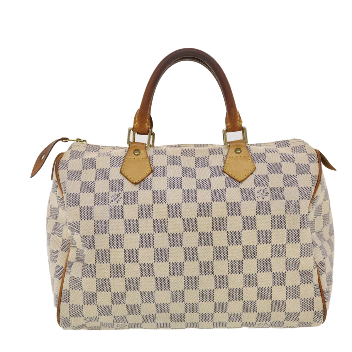 LOUIS VUITTON Damier Azur Speedy 30 Hand Bag N41533 LV Auth 40420