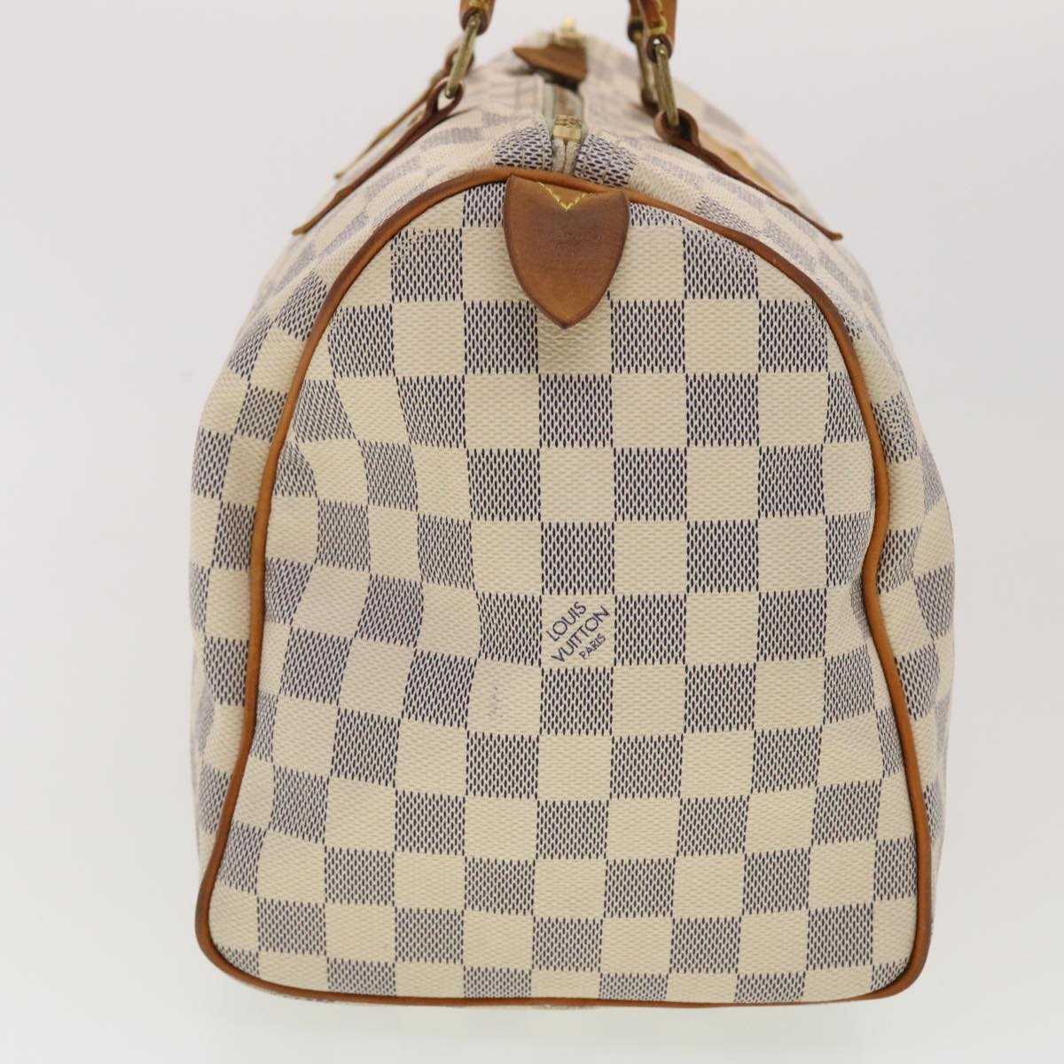 LOUIS VUITTON Damier Azur Speedy 30 Hand Bag N41533 LV Auth 40420