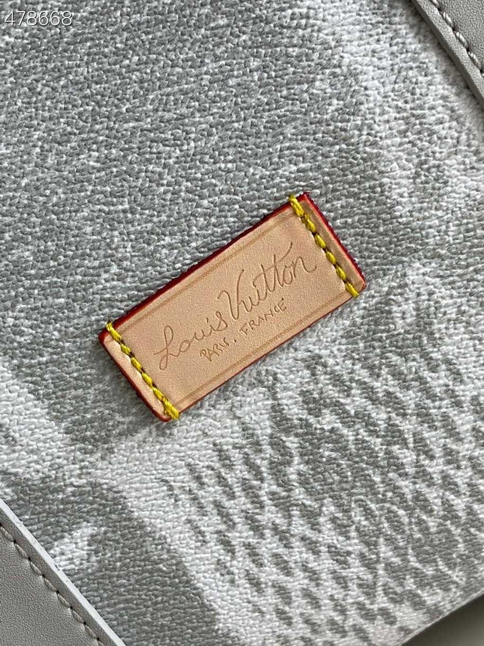 Top Quality Keepall Bandouliere 50 Damier Salt Canvas Stone Gray For Men, Bags 19.7in/50cm Top Quality N50069