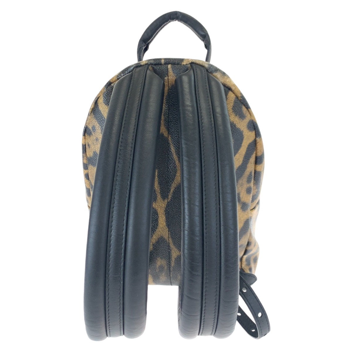 LOUIS VUITTON Backpack M52020 PVC Brown black Backpack Backpack Leopard Leopard Pattern Palm Springs PM Women  d