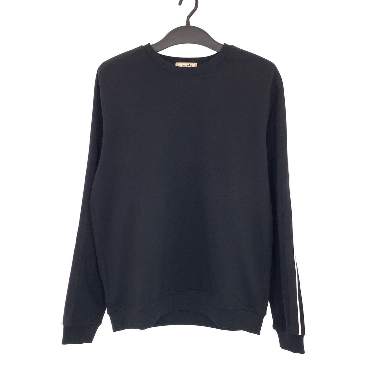 HERMES sweat H167515HA013XL cotton black black white white Sweatshirt, fleece lining 22AW RunH mens L  d