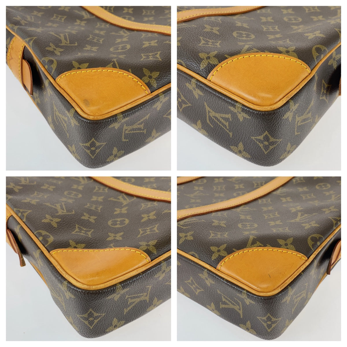 LOUIS VUITTON Business bag M53361 PVC, Leather Brown Beige Gold Metal Business bag, briefcase, A4 storage Monogram Porte Documan Voyagej mens  d