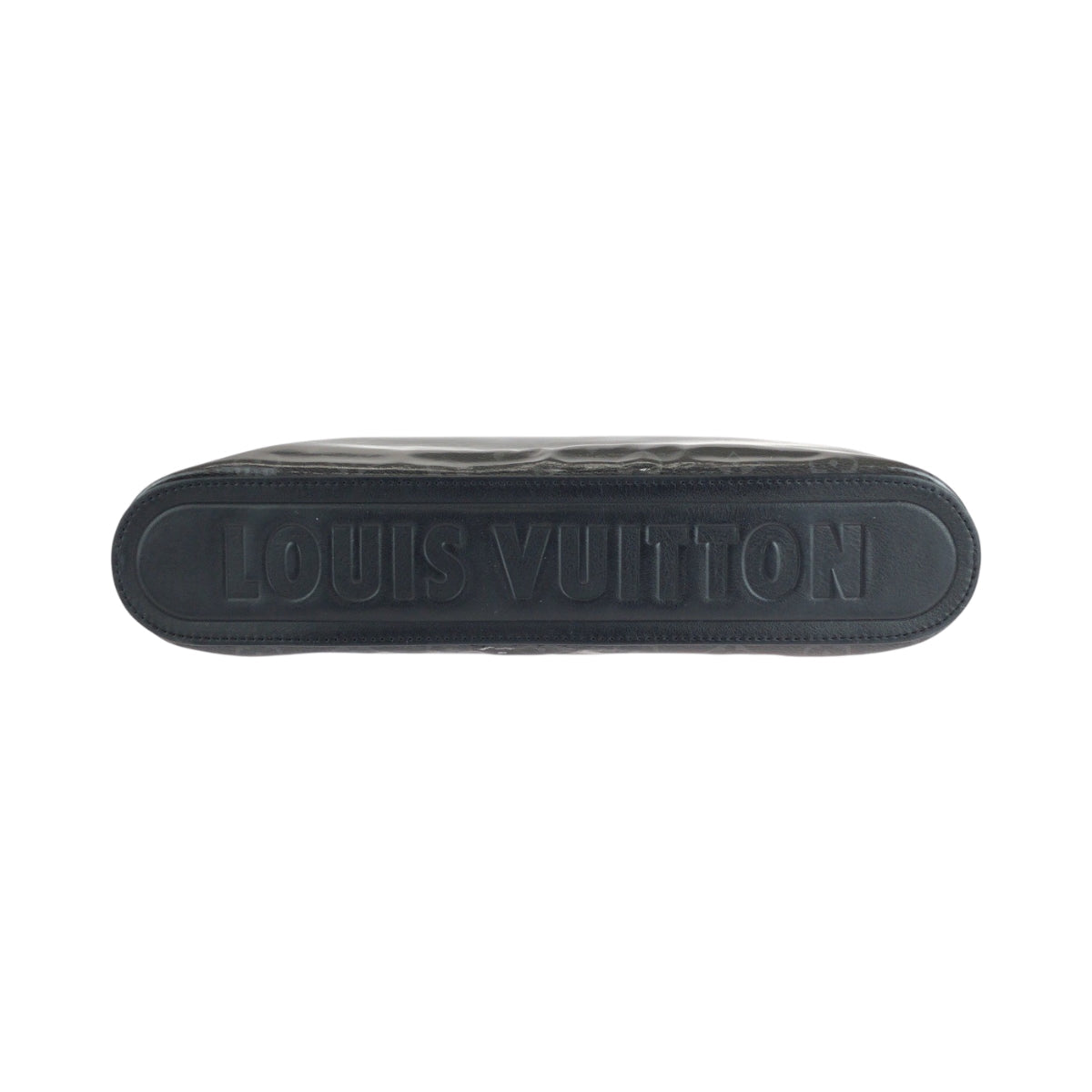 LOUIS VUITTON Clutch bag M63373 Patent leather Black SilverMetal Clutch bag business bag Monogram Eclipse pochette cosmos mens  d