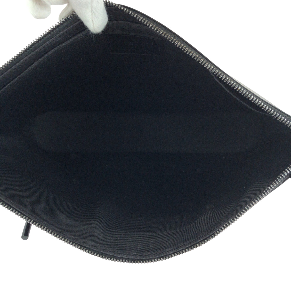 LOUIS VUITTON Clutch bag M63373 Patent leather Black SilverMetal Clutch bag business bag Monogram Eclipse pochette cosmos mens  d