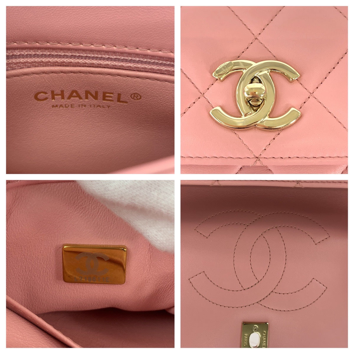 Chanel Matelassé Lambskin 2way Shoulder Bag