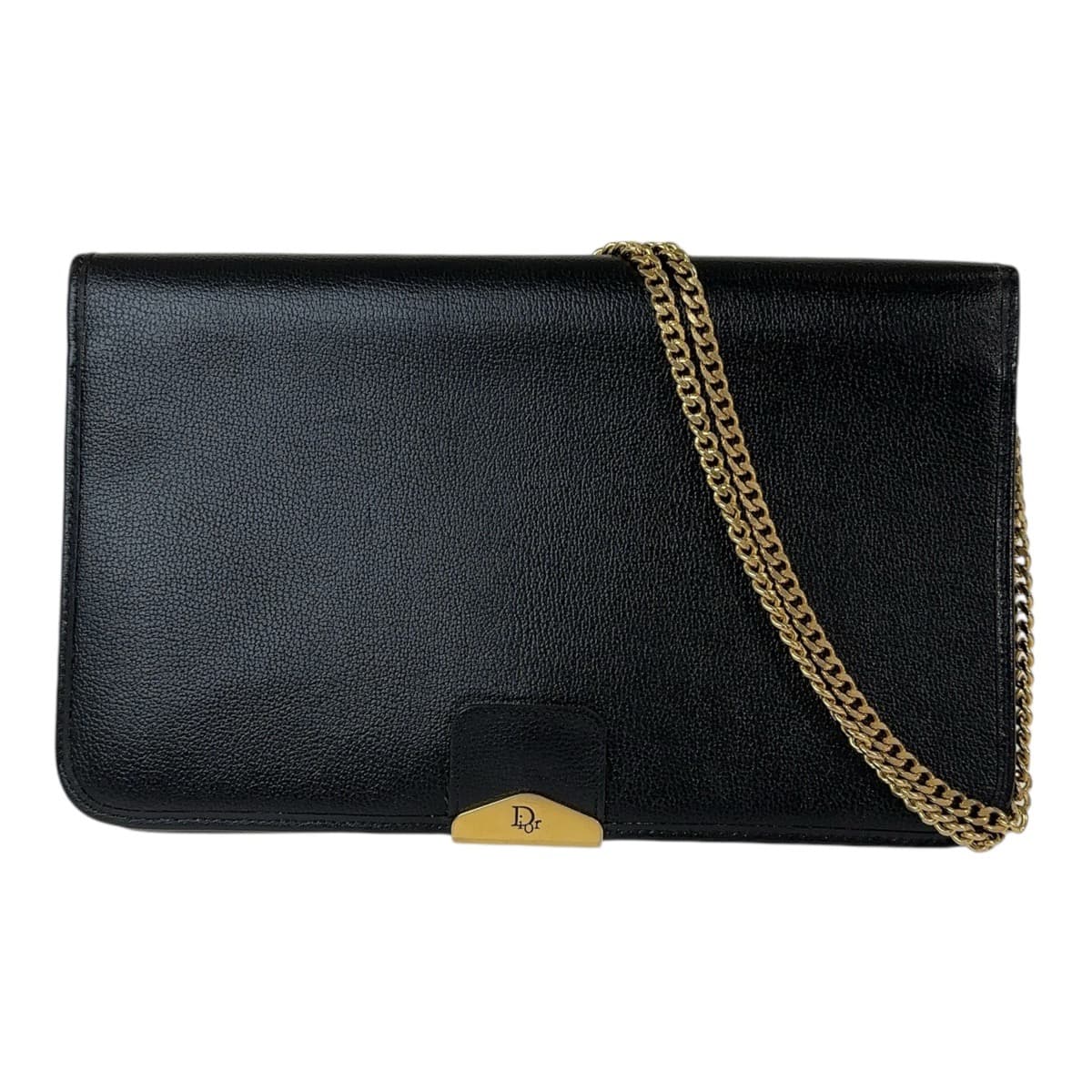 Dior   Leather Honeycomb Shoulder Clutch