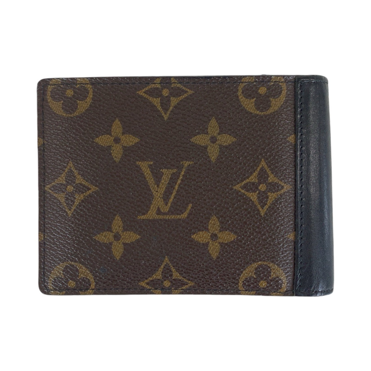 LOUIS VUITTON Bifold Wallet M60411 PVC, Leather Brown Black SilverMetal Folding wallet Compact wallet Monogram Macasa Portefeuille Mindoro mens  d